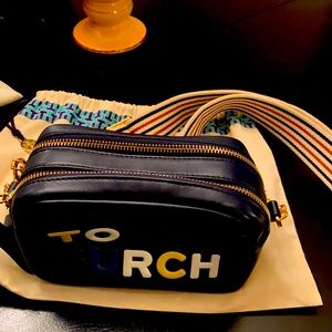 Tory Burch Perry High Frequency Leather Mini Crossbody